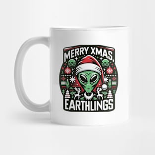 Extraterrestrial Christmas: Festive Greetings Mug